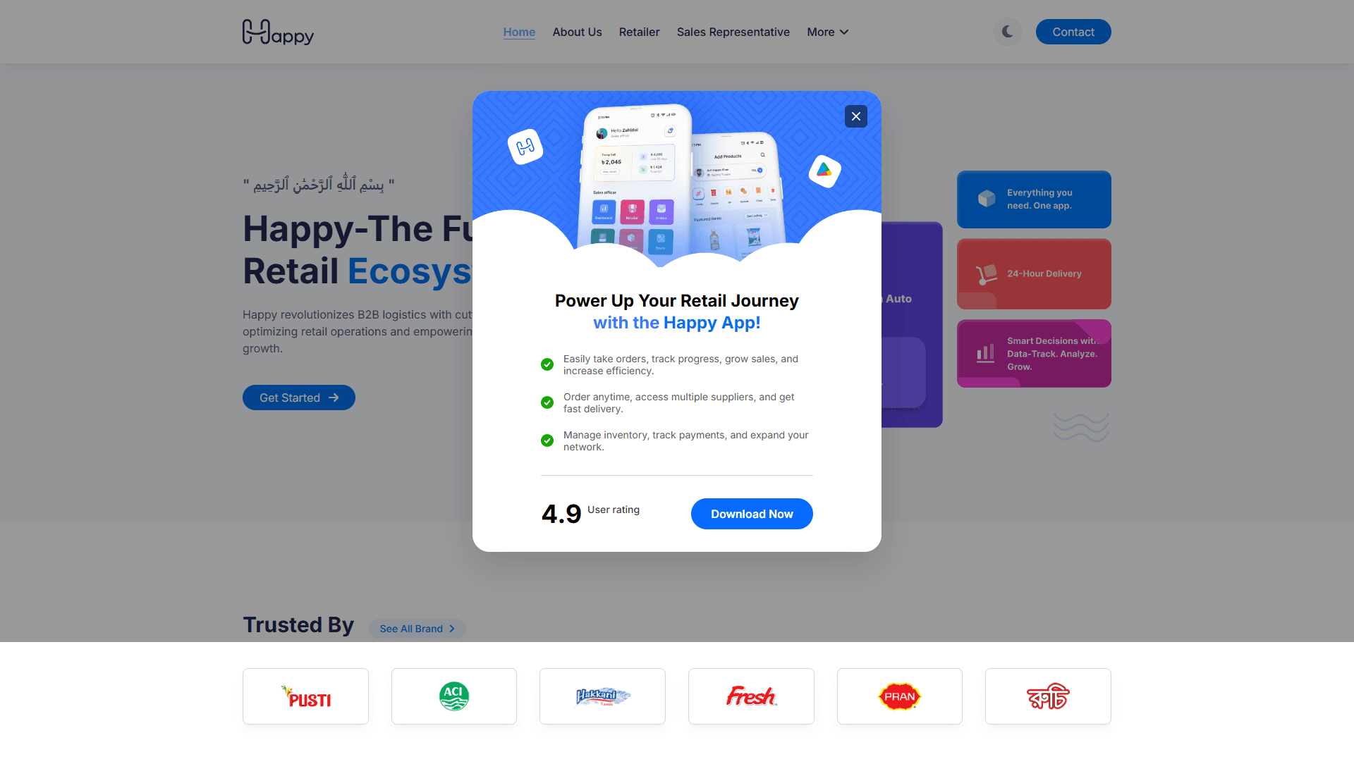 Happy – FMCG Supply Chain & Distribution Management Platform