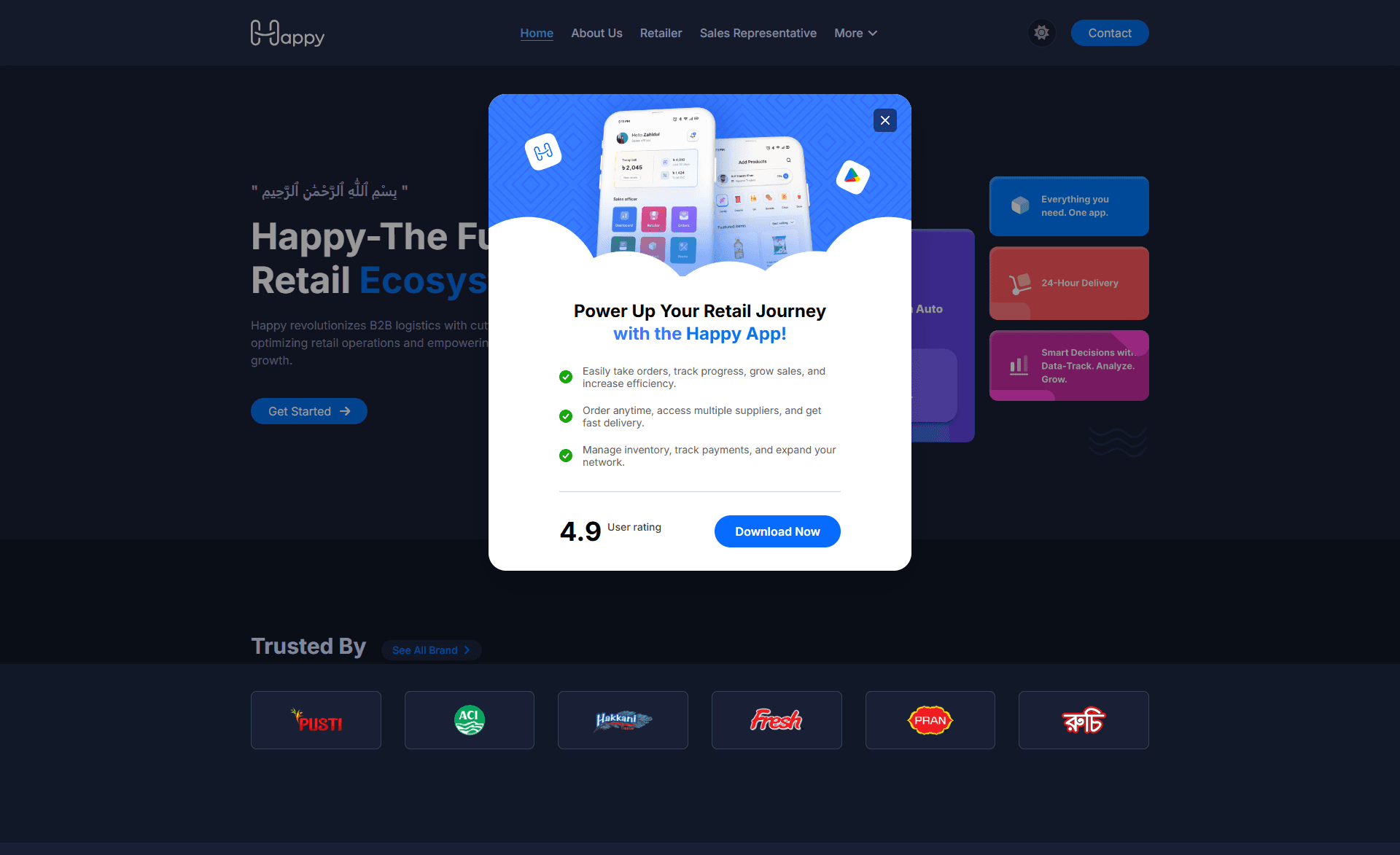 Happy – Digitizing FMCG Distribution Operations in Bangladesh