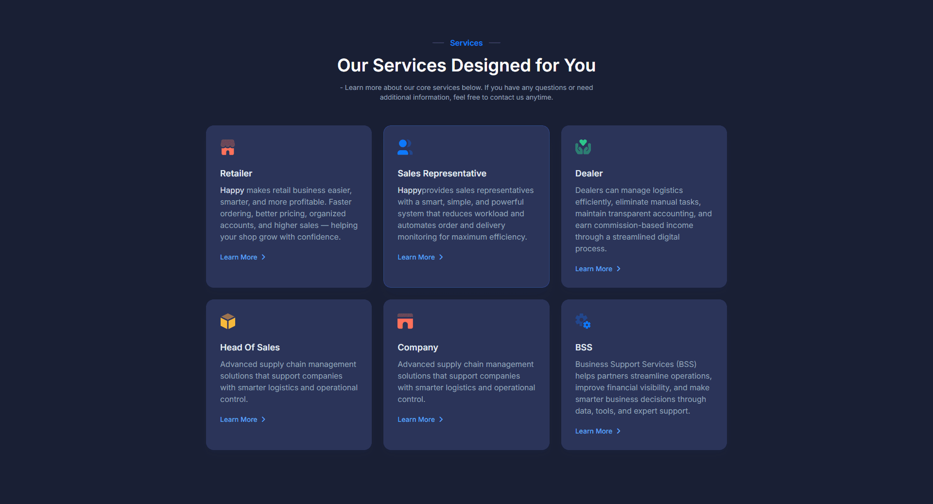 Happy – FMCG Supply Chain & Distribution Management Platform gallery 1