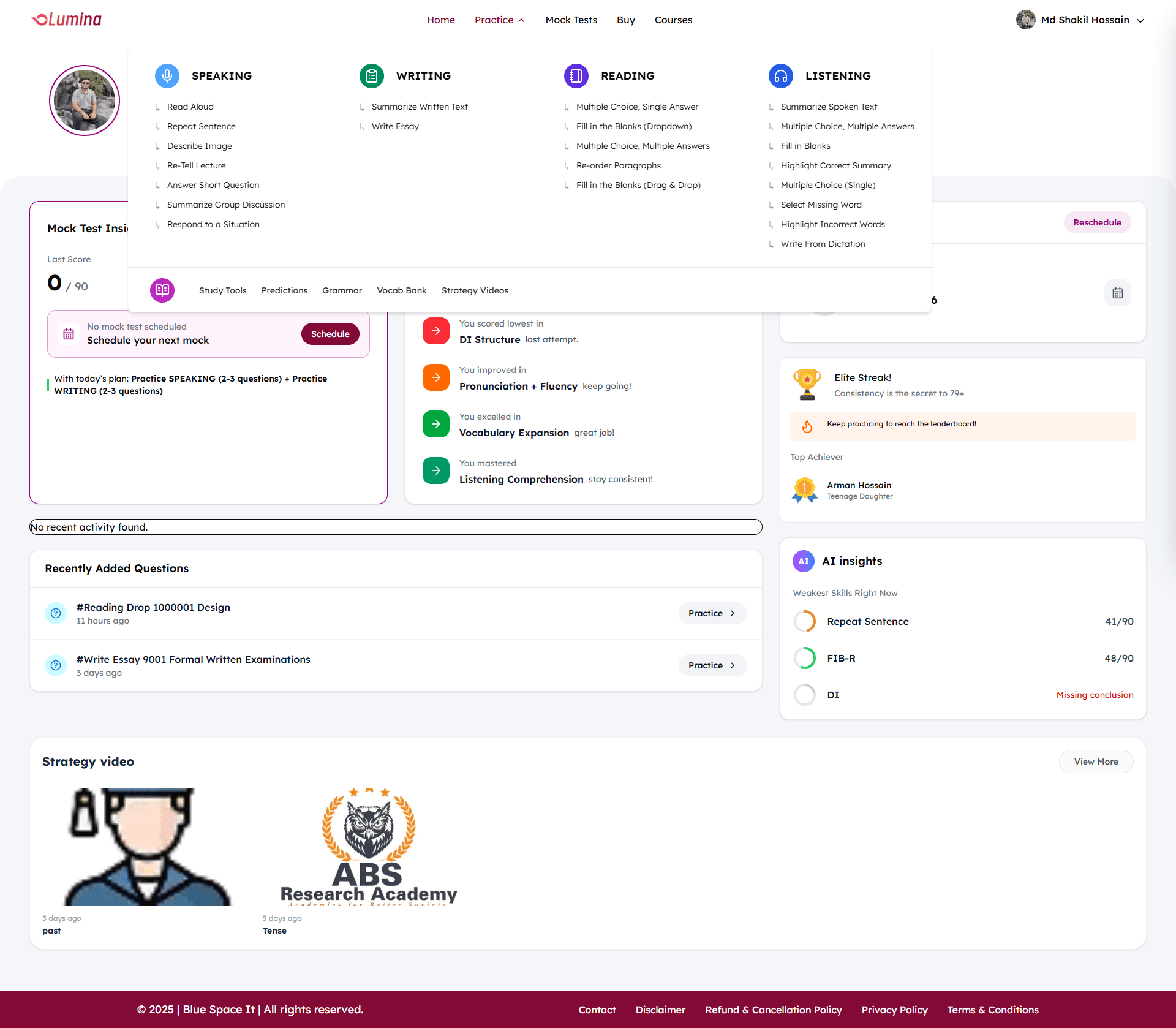 LuminaPTE – Multi-Tenant English Learning & Assessment Platform gallery 3