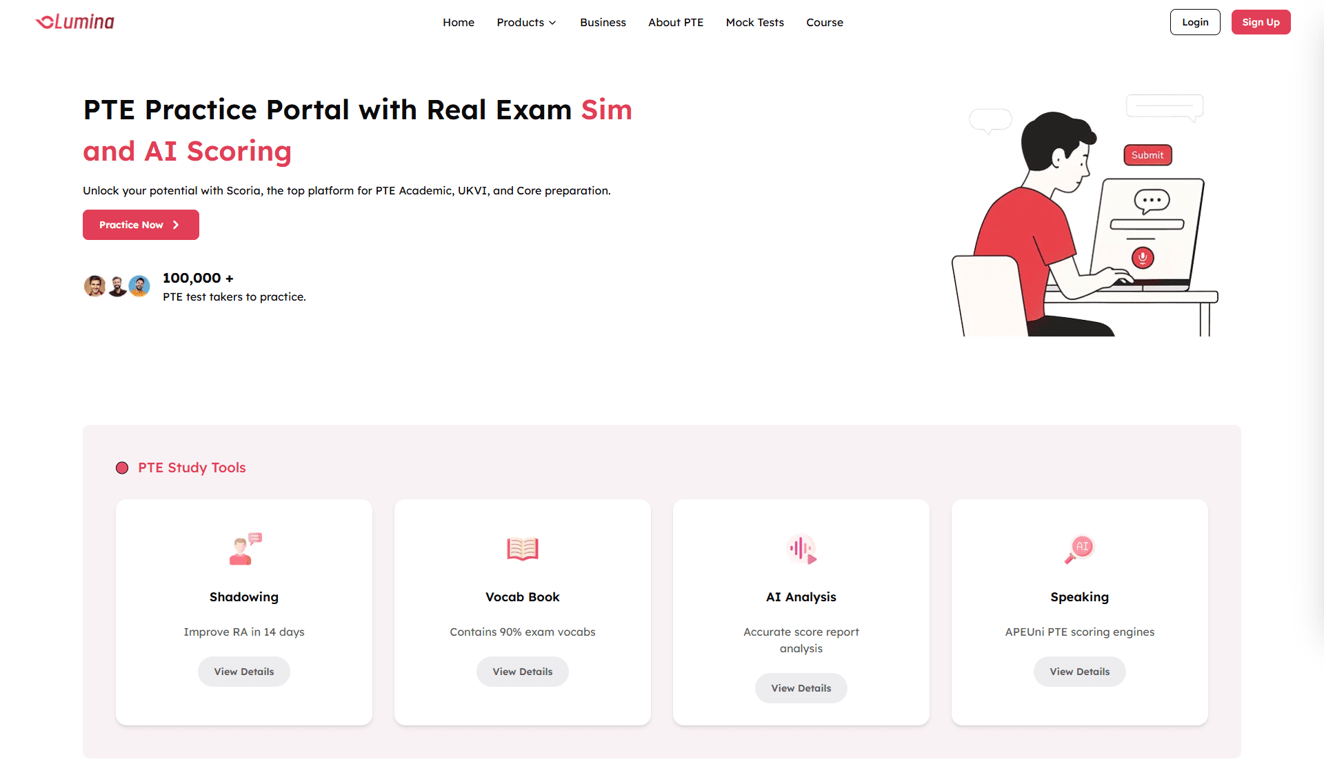 LuminaPTE – Multi-Tenant English Learning & Assessment Platform gallery 0